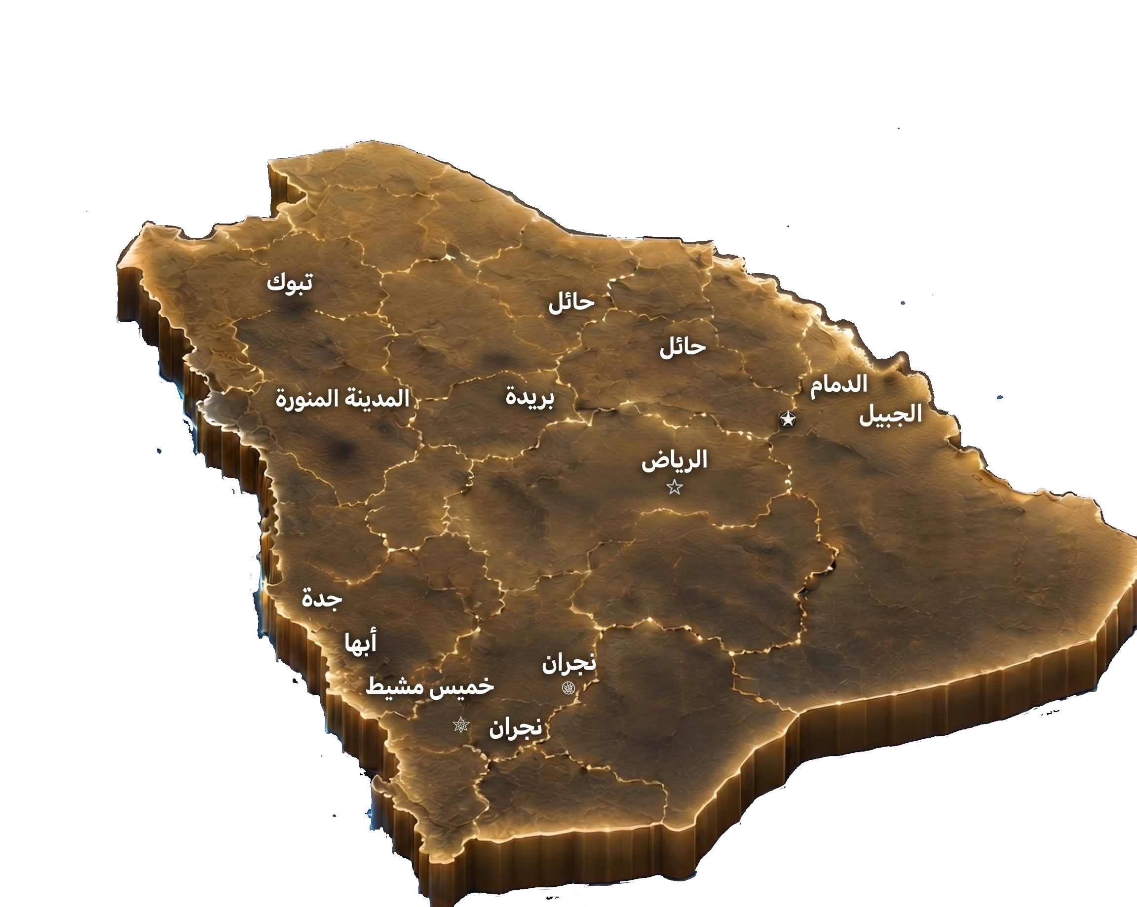 خريطة المملكة
